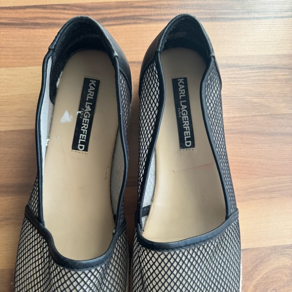KARL LAGERFELD PARIS
Adila Leather Platform‎ Espadrilles - Picture 10 of 11